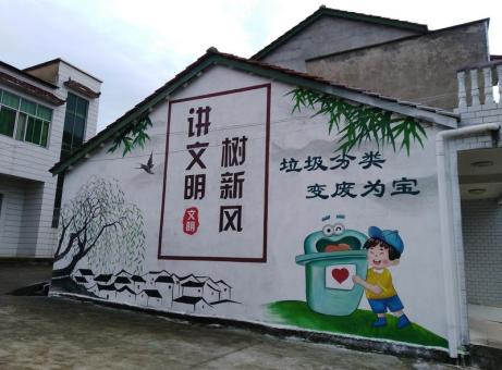 文山墙绘是现在流行的墙体广告