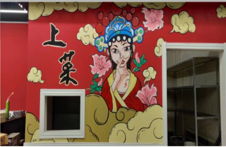 文山墙体彩绘的发展和应用