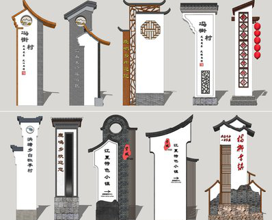 文山美丽乡村标识标牌有哪些分类？